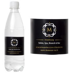 Bouteille d'Eau Plate 50cl personnalisée PAVILLON M